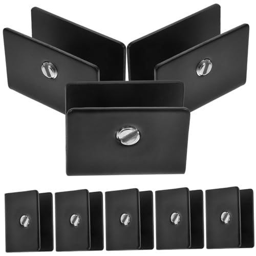 VALICLUD 8 Stück Teiliges Edelstahl Glas Klemmen Schwerlast Spiegelhalterung für Rahmenlose Spiegel Robuste Einfache Montage Vielseitig für Glas und Fliesen Dunkles Finish Große VALICLUD 8 Stück Teiliges Edelstahl Glas Klemmen Schwerlast Spiegelhalterung für Rahmenlose Spiegel Robuste Einfache Montage Vielseitig für Glas und Fliesen Dunkles Finish Große von VALICLUD