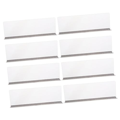 VALICLUD 8 Stück Teiliges Förmige Regaltrenner aus PVC mit Magnet für Holzregale Praktische Trennplatten zur Optimalen Warenklassifizierung und Einfachen Installation VALICLUD 8 Stück Teiliges Förmige Regaltrenner aus PVC mit Magnet für Holzregale Praktische Trennplatten zur Optimalen Warenklassifizierung und Einfachen Installation von VALICLUD