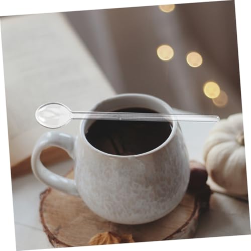 VALICLUD 8 Stück Teiliges Klarer Dessertlöffel aus Hitzebeständigem Lange Griffe Vielseitig für Kaffee Espresso Tee Milch zum Mischen und Servieren Geeignet VALICLUD 8 Stück Teiliges Klarer Dessertlöffel aus Hitzebeständigem Lange Griffe Vielseitig für Kaffee Espresso Tee Milch zum Mischen und Servieren Geeignet von VALICLUD