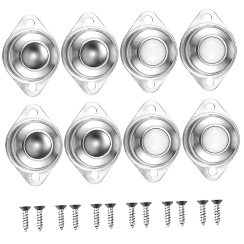 VALICLUD 8 Stück Teiliges Kugelrollen Drehbar Carbonstahl Nylon Transportrollen mit Schrauben für Sofas Schränke Tische Vielseitig Verwendbar VALICLUD 8 Stück Teiliges Kugelrollen Drehbar Carbonstahl Nylon Transportrollen mit Schrauben für Sofas Schränke Tische Vielseitig Verwendbar von VALICLUD