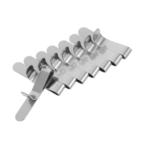VALICLUD 8 Stück Teiliges Mousse Ring Clips aus Verstellbare Kuchenschalen Befestigungsclips zur Stabilisierung von Tortenringen für Professionelle und Private Backbedürfnisse von VALICLUD