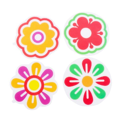 VALICLUD 8 Stück Teiliges Rutschfestes Badewannenaufkleber mit Blumenmotiv Peva Material Selbstklebend Wasserfest Dekorativ für Badezimmer Dusche Treppen und Fliesen Sicher VALICLUD 8 Stück Teiliges Rutschfestes Badewannenaufkleber mit Blumenmotiv Peva Material Selbstklebend Wasserfest Dekorativ für Badezimmer Dusche Treppen und Fliesen Sicher von VALICLUD