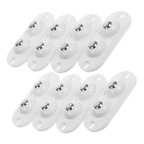 VALICLUD 8 Stück Teiliges Selbstklebende Mini kugelrollen für Möbel und Kleine Geräte Doppelte Rollen Langlebig Geräuscharm Einfache Montage ohne Bohren für Möbel Mülleimer und DIY VALICLUD 8 Stück Teiliges Selbstklebende Mini kugelrollen für Möbel und Kleine Geräte Doppelte Rollen Langlebig Geräuscharm Einfache Montage ohne Bohren für Möbel Mülleimer und DIY von VALICLUD