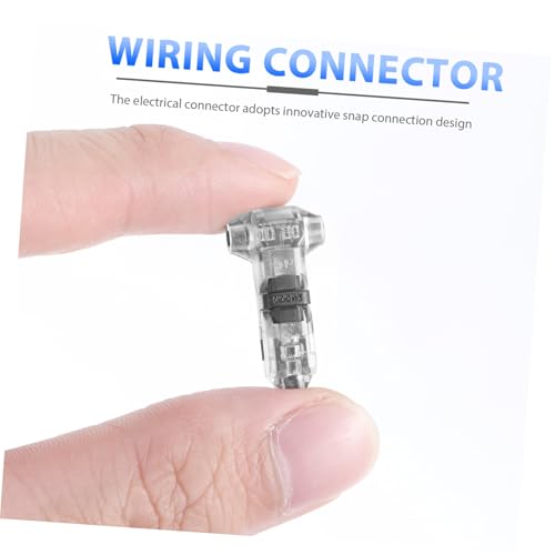 VALICLUD 8 Stück Teiliges T type Quick Solderless Drahtverbinder Kabelverbinder ohne Abisolieren Schnelles Sicheres Auto Elektroanschluss system Kompakt und Zeitsparend von VALICLUD