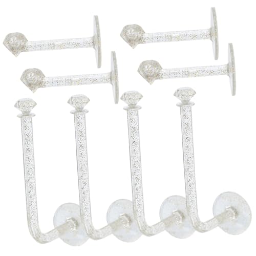 VALICLUD 8 Stück Teiliges Wasserdichte Transparente Haarbandhalter ohne Bohren Stilvolle Wandhaken zur Schmuck Haarschmuck aufbewahrung Dekorative Aufhängung für Bad und Schlafzimmer VALICLUD 8 Stück Teiliges Wasserdichte Transparente Haarbandhalter ohne Bohren Stilvolle Wandhaken zur Schmuck Haarschmuck aufbewahrung Dekorative Aufhängung für Bad und Schlafzimmer von VALICLUD