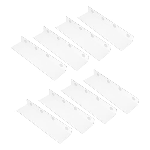 VALICLUD 8stücke Regalteiler Transparent Für Schrankorganisation Verstellbare Trennwände Handtuchregalteiler Kleiderteiler Regalteiler Für Schränke Getrennte Kommodenteiler von VALICLUD