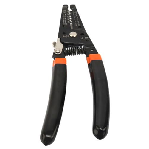 VALICLUD Abisolierzange Elektrisch Ergonomisch Federbelastet Multifunktional für Awg Kabel Energiesparend Komfortabler Griff Geeignet für Industrie Heim DIY Kabel Schneiden und Abisolieren von VALICLUD