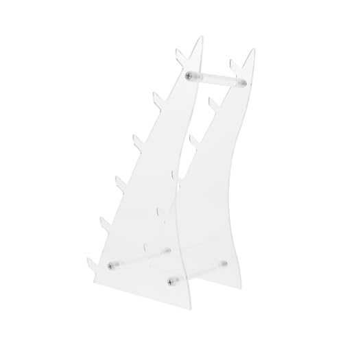 VALICLUD Acryl Küchenmesser Ständer Transparent Robuster Cutter Organizer Küchenwerkzeug Halter Desktop Aufbewahrungsrack Sicher Leicht Zu Reinigen von VALICLUD