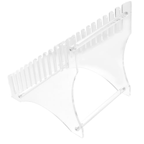 VALICLUD Acryl-plattenständer Für Vinyl-schallplatten Klarer Stabiler Präsentationsständer Mit Mehreren Etagen Für Alben Bücher Und Magazine Im Wohn Bürobereich von VALICLUD