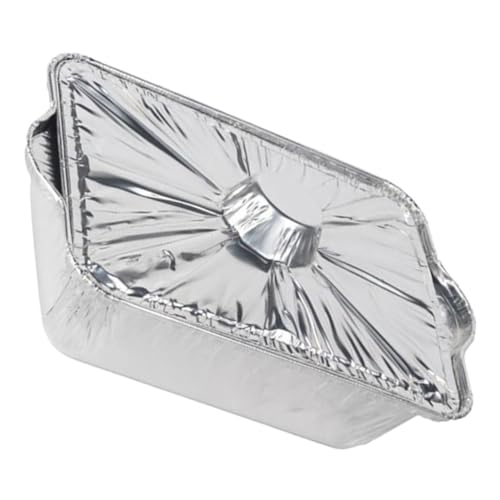 VALICLUD Alufolien Grilltopf für Camping und Outdoor Rechteckige Backform für Fleisch und Reis Leicht Transportierbar Lebensmittelecht und Robust für Grillabende von VALICLUD