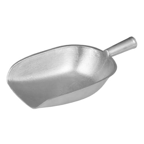 VALICLUD Aluminium Eisschaufel Vielseitig Einsetzbar für Eiswürfel Pommes Süßigkeiten Snacks Küchenzubehör Robust Leicht und Langlebig Kleine Schaufel für Haushalt Buffet von VALICLUD