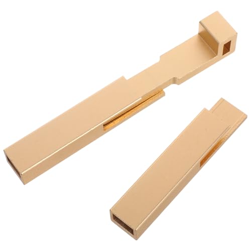 VALICLUD Aluminium Türbolzen Schiebeschloss Mattgoldener Anti-diebstahl Türriegel Langlebig Stabil Einfache Bedienung für Badezimmer Haustier Garagentüren Sicherer Schutz von VALICLUD