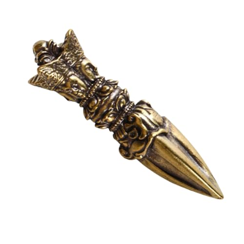 VALICLUD Antike Messing Vajra Pestle Dekoration Vintage Stil Kleine Buddhistische Desktop Verzierung Kompaktes Design für Zuhause und Büro VALICLUD Antike Messing Vajra Pestle Dekoration Vintage Stil Kleine Buddhistische Desktop Verzierung Kompaktes Design für Zuhause und Büro von VALICLUD