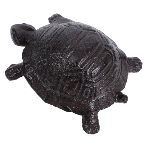 VALICLUD Antikes Gusseisen Schildkröten schlüsselversteck mit Großem Fassungsvermögen Dekorative Tierfigur für Eingangsbereich Geheimes Aufbewahrungsbehältnis für Schlüssel und Kleinteile von VALICLUD