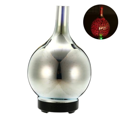 VALICLUD Aroma Diffuser mit Ätherischen Ölen Glas Design LED Farbverlauf Nachtlicht Luftbefeuchter für Trockene Haut und Raumluft Aromatherapie mit Natürlichem Spa Erlebnis Geeignet für VALICLUD Aroma Diffuser mit Ätherischen Ölen Glas Design LED Farbverlauf Nachtlicht Luftbefeuchter für Trockene Haut und Raumluft Aromatherapie mit Natürlichem Spa Erlebnis Geeignet für von VALICLUD