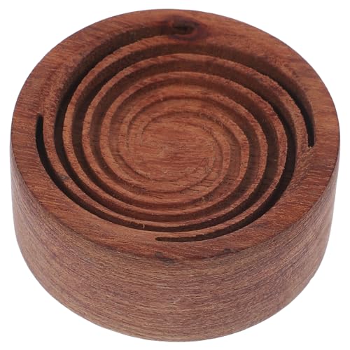 VALICLUD Aromatherapie Diffuser aus Holz Runder Feuersicherer Ätherischer Öldiffusor für Auto Büro und Zuhause Design für Frische Luft und Stilvolle Dekoration von VALICLUD