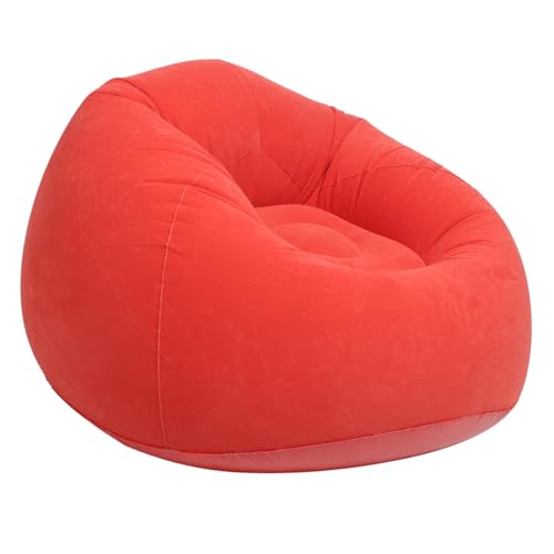 VALICLUD Aufblasbarer Dicker Wasserdichter Outdoor-Sofa-Stuhl mit Stabiler Unterstützung und Einzigartiger Liegefunktion Tragbar mit Aufbewahrungstasche für Camping Lesen Garten Erwachsene von VALICLUD