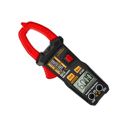 VALICLUD Auto Multimeter Digitalzähler mit Spannungsprüfer Strommesszange für Elektriker Heimwerker Robustes Design mit Taschenlampenfunktion für Einfache Bedienung von VALICLUD