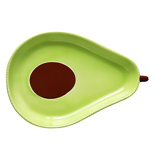 VALICLUD Avocado Förmiger Keramikteller 1Stück Servierplatte für Obst und Dessert Lebensmittelbehälter für Partys und Hochzeiten VALICLUD Avocado Förmiger Keramikteller 1Stück Servierplatte für Obst und Dessert Lebensmittelbehälter für Partys und Hochzeiten von VALICLUD