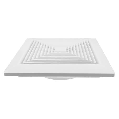 VALICLUD Badezimmer Lüftungsgitter Quadratisches Deckenventil mit Federklammern Ersatz-abdeckung für Lüfter Wand Deckenlüftung Einfache Montage Gleichmäßige Luftverteilung Modernes Design VALICLUD Badezimmer Lüftungsgitter Quadratisches Deckenventil mit Federklammern Ersatz-abdeckung für Lüfter Wand Deckenlüftung Einfache Montage Gleichmäßige Luftverteilung Modernes Design von VALICLUD