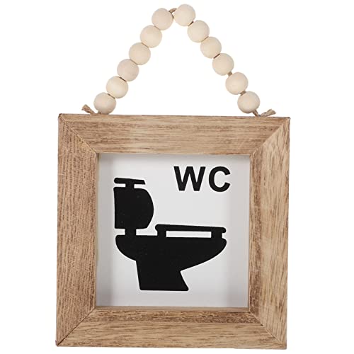 VALICLUD Badezimmer Wand Schild aus Holz Rustikale Dekoration für Wc Hängendes Türschild für Toiletten Kreatives Deko Schild für Hotel und Schule Vivid Design für Gemütliche VALICLUD Badezimmer Wand Schild aus Holz Rustikale Dekoration für Wc Hängendes Türschild für Toiletten Kreatives Deko Schild für Hotel und Schule Vivid Design für Gemütliche von VALICLUD