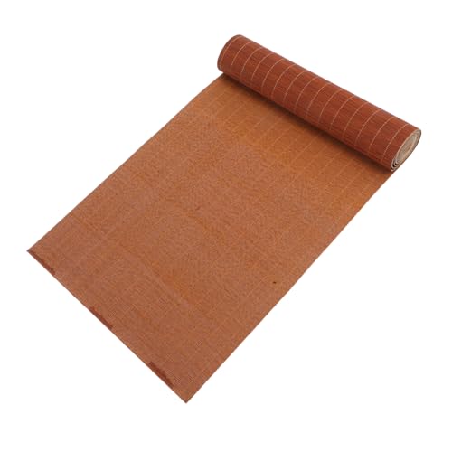 VALICLUD Bambusmattenmatte Tischläufer aus Bambus Bambusläufer Tischläufer für Tee Kung-Fu-Teematte Esszimmertisch-Schutzpolster Tischmatte Tischset aus Bambus Light Brown von VALICLUD