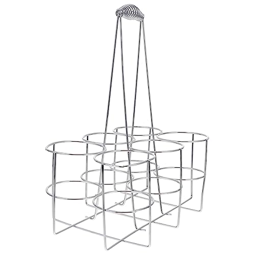 VALICLUD Bierflaschenhalter Flaschen Tragbar Handlicher Bierflaschenkorb Silber Robust und Langlebig für Zuhause und Outdoor VALICLUD Bierflaschenhalter Flaschen Tragbar Handlicher Bierflaschenkorb Silber Robust und Langlebig für Zuhause und Outdoor von VALICLUD