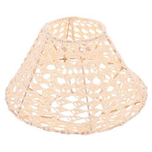 VALICLUD Boho Baumwollseil Lampenschirm Hängend Robust Verzierung Für Steh Pendelleuchte Wohnzimmer Gästezimmer Teehaus Dekor Beleuchtung Ersatzschirm von VALICLUD