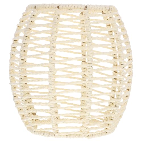 VALICLUD Boho Hängender Lampenschirm Geflochtene Deckenleuchte Handgefertigter Lampenschirm Für Wohnzimmer Schlafzimmer Restaurant Hotel Cremefarben Elegant VALICLUD Boho Hängender Lampenschirm Geflochtene Deckenleuchte Handgefertigter Lampenschirm Für Wohnzimmer Schlafzimmer Restaurant Hotel Cremefarben Elegant von VALICLUD