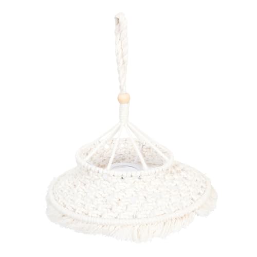 VALICLUD Boho Handgewebter Lampenschirm Hängelampe Dekorativ Weiches Licht Für Zuhause Hotel Wohnzimmer Schlafzimmer VALICLUD Boho Handgewebter Lampenschirm Hängelampe Dekorativ Weiches Licht Für Zuhause Hotel Wohnzimmer Schlafzimmer von VALICLUD
