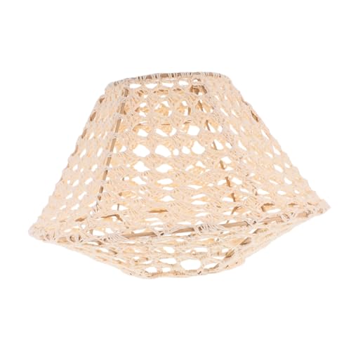 VALICLUD Boho Lampenschirm Baumwollseil Hängelampe Deckenleuchte Ersatz Abdeckung Handgewebt Robust Für Wohnzimmer Hotel Gästezimmer Dekor von VALICLUD