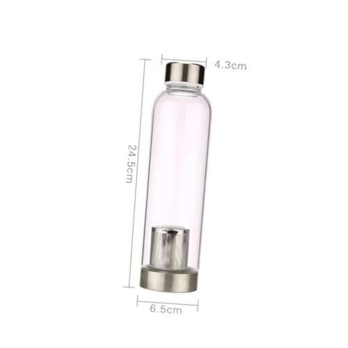 VALICLUD Borosilikatglas Trinkflasche mit Edelstahl Teesieb und Grauer Schutzhülle Hitzebeständig Bpa Frei Leichte Robuste Wasserflasche für Reisen Büro Fitness und Outdoor Einsatz VALICLUD Borosilikatglas Trinkflasche mit Edelstahl Teesieb und Grauer Schutzhülle Hitzebeständig Bpa Frei Leichte Robuste Wasserflasche für Reisen Büro Fitness und Outdoor Einsatz von VALICLUD