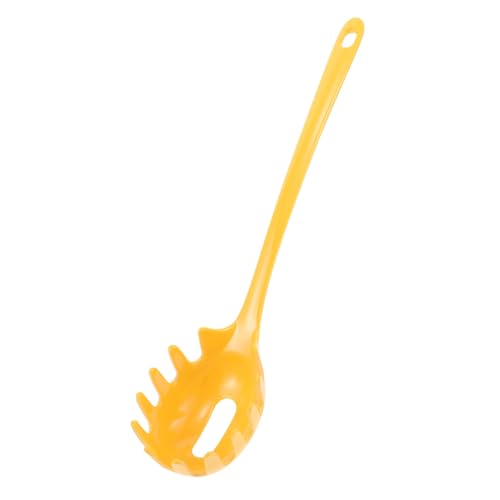 VALICLUD Bunter Spaghettilöffel mit Löchern Ergonomischer Griff Effizienter Abtropflöffel für Pasta und Nudeln Praktisches Küchensieb Farbenfroher Servierlöffel als Geschenkidee von VALICLUD