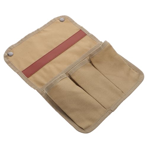 VALICLUD Camping Armlehnen Tasche aus Robustem Baumwollstoff Vielseitige Aufbewahrungstasche für Outdoor Sessel Tragbare Seitentasche für Camping Garten und Strand Einfach Montierbar von VALICLUD