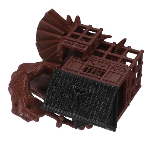 VALICLUD Chinesische Miniatur Hausfigur Vintage Mini Gebäude Modell Dekoratives Miniatur Dorfhaus für Bonsai Sukkulenten Terrarien und Blumentöpfe Beruhigende Atmosphäre Vielseitig für Wohn von VALICLUD