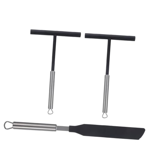 VALICLUD Crepe Spatel Teilig Pancake Verteiler Ergonomisch Praktisch Langlebig Für Schnelles Pfannkuchen Backen Zuhause VALICLUD Crepe Spatel Teilig Pancake Verteiler Ergonomisch Praktisch Langlebig Für Schnelles Pfannkuchen Backen Zuhause von VALICLUD