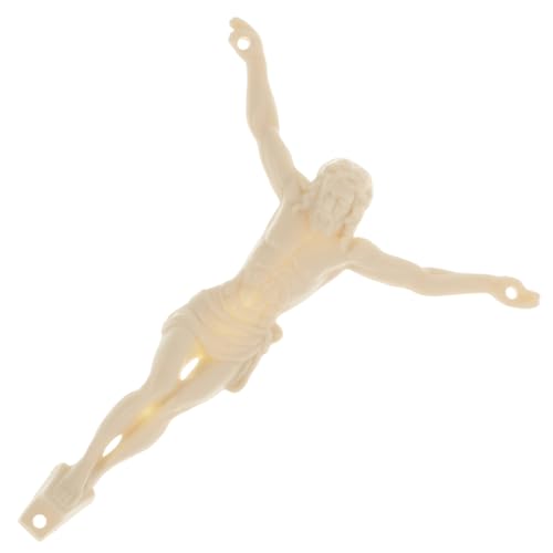 VALICLUD DIY Jesus Statue für Wanddekoration Handgefertigtes Kruzifix aus Weißem Material für Zuhause Büro und Einzigartiges Design für Kreative Bastelprojekte und VALICLUD DIY Jesus Statue für Wanddekoration Handgefertigtes Kruzifix aus Weißem Material für Zuhause Büro und Einzigartiges Design für Kreative Bastelprojekte und von VALICLUD