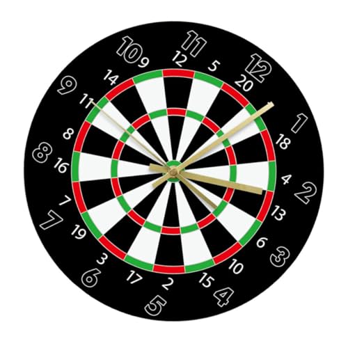 VALICLUD Darts Motiv Wanduhr Leise Moderne Dekorative Uhr für Wohnzimmer Schlafzimmer Büro ohne Batterien VALICLUD Darts Motiv Wanduhr Leise Moderne Dekorative Uhr für Wohnzimmer Schlafzimmer Büro ohne Batterien von VALICLUD