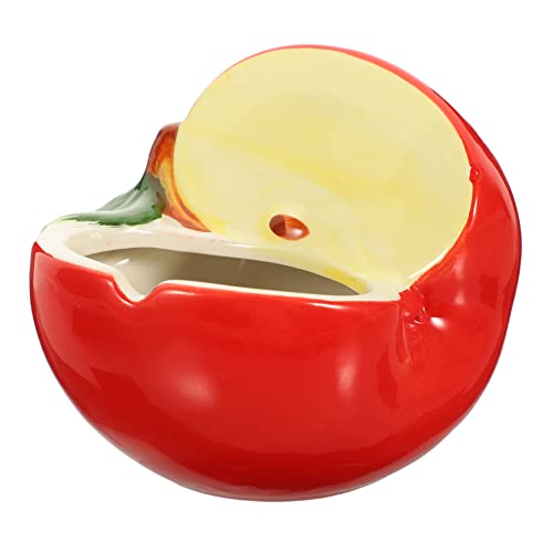 VALICLUD Dekorativer Keramik Aschenbecher im Apfel Design Handgefertigt für Zuhause und Büro Leicht zu Reinigen Stilvolles Wohnaccessoire für Raucher VALICLUD Dekorativer Keramik Aschenbecher im Apfel Design Handgefertigt für Zuhause und Büro Leicht zu Reinigen Stilvolles Wohnaccessoire für Raucher von VALICLUD
