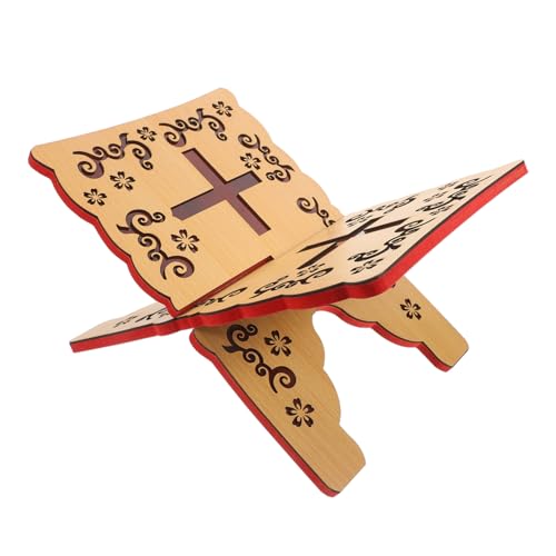 VALICLUD Dekorativer Leseständer für Büro Abnehmbarer Buchhalter für Tägliche Lesen Eleganter Quran Ständer aus Holz Multifunktionale Buchstütze für Zuhause und Bibliothek VALICLUD Dekorativer Leseständer für Büro Abnehmbarer Buchhalter für Tägliche Lesen Eleganter Quran Ständer aus Holz Multifunktionale Buchstütze für Zuhause und Bibliothek von VALICLUD