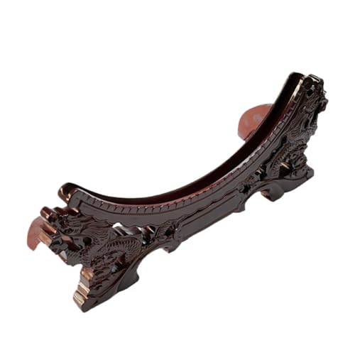VALICLUD Dekorativer Tellerständer aus Holz Elegantes Display Rack für Teller und Kunstwerke Vielseitiger Aufsteller für Laden Zuhause und Geschäft Glatte Oberfläche Stabiler Halter von VALICLUD