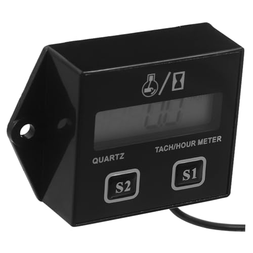 VALICLUD Digitaler Drehzahlmesser mit Digitaler Anzeige und Pulsfunktion Präziser Tachometer für Motorsägen Rasenmäher Motorräder und Benzinmotoren Langlebig und Einfach zu Bedienen von VALICLUD