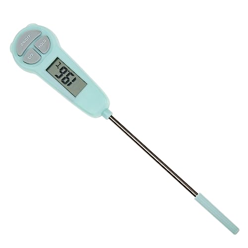 VALICLUD Digitales Fleischthermometer Präzises Küchenthermometer für Grill und Backen Tragbar Einfach zu Reinigen für Flüssigkeiten und Feste Lebensmittel Temperaturmessgerät für Köstliche von VALICLUD