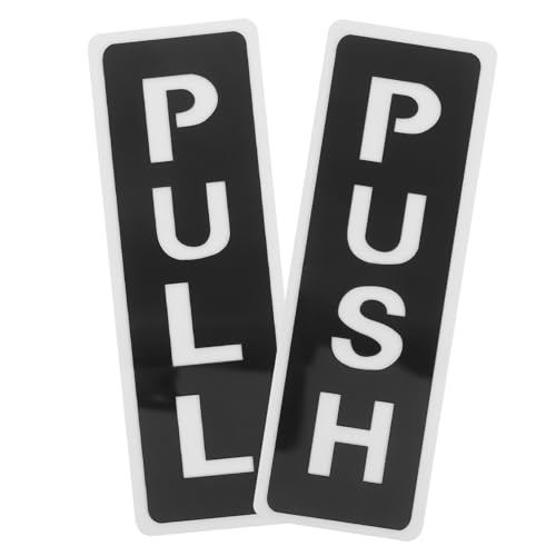 VALICLUD Doppellagiges Türschild mit Spiegeloberfläche Robustes Push Pull Hinweisschild für Glastüren Klare Öffnungsanweisung Pflegeleicht Modernes Design VALICLUD Doppellagiges Türschild mit Spiegeloberfläche Robustes Push Pull Hinweisschild für Glastüren Klare Öffnungsanweisung Pflegeleicht Modernes Design von VALICLUD