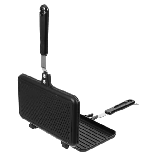 VALICLUD Doppelseitige Antihaft Sandwichpfanne mit Hitzebeständigem Griff Vielseitige Küchenhilfe für Toast Eier Waffeln und Snacks Einfach zu Reinigen Teilig für Frühstück und Schnelle VALICLUD Doppelseitige Antihaft Sandwichpfanne mit Hitzebeständigem Griff Vielseitige Küchenhilfe für Toast Eier Waffeln und Snacks Einfach zu Reinigen Teilig für Frühstück und Schnelle von VALICLUD