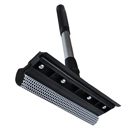 VALICLUD Doppelseitiger Fensterwischer Robuster Glasabzieher mit Netzschwamm und Wischer für Auto Badezimmer und Küche zum Entfernen von Schmutz und Wasser von Fensterscheiben und Fliesen VALICLUD Doppelseitiger Fensterwischer Robuster Glasabzieher mit Netzschwamm und Wischer für Auto Badezimmer und Küche zum Entfernen von Schmutz und Wasser von Fensterscheiben und Fliesen von VALICLUD