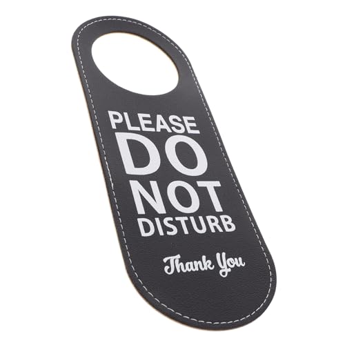 VALICLUD Doppelseitiges Türschild Bitte nicht Stören und Bitte Klopfen aus Hochwertigem PU für Büro Hotel Schlafzimmer Passend Dank Rundem Türgriffloch Langlebig und Elegant Gestaltet VALICLUD Doppelseitiges Türschild Bitte nicht Stören und Bitte Klopfen aus Hochwertigem PU für Büro Hotel Schlafzimmer Passend Dank Rundem Türgriffloch Langlebig und Elegant Gestaltet von VALICLUD