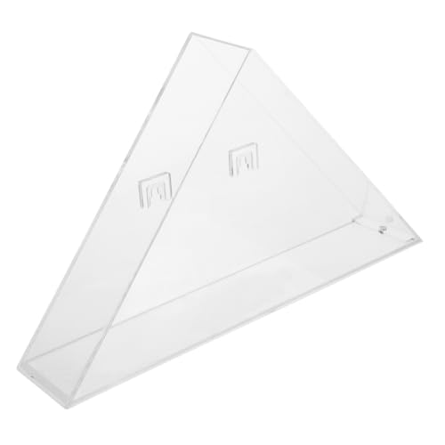 VALICLUD Dreieckiger Flaggenhalter aus Transparenter Flaggenbehälter für Wandmontage Vielseitiges Aufbewahrungsetui für Nationale Flaggen und Dekorationen von VALICLUD