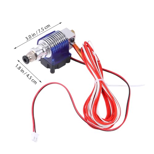 VALICLUD Drucker Extrusionskopf J Head Hotend Metallkit mit Lüfterabdeckung Kompatibel mit Filament Abs Leckage Blockierung für Diverse Drucker von VALICLUD