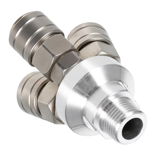 VALICLUD Druckluftverteiler Wege Schnellkupplung aus Metall Selbstsichernder Pneumatischer Steckverbinder Langlebiger Kompressor Zubehör Luftschlauch Verteiler Schnelle Verbindung für VALICLUD Druckluftverteiler Wege Schnellkupplung aus Metall Selbstsichernder Pneumatischer Steckverbinder Langlebiger Kompressor Zubehör Luftschlauch Verteiler Schnelle Verbindung für von VALICLUD